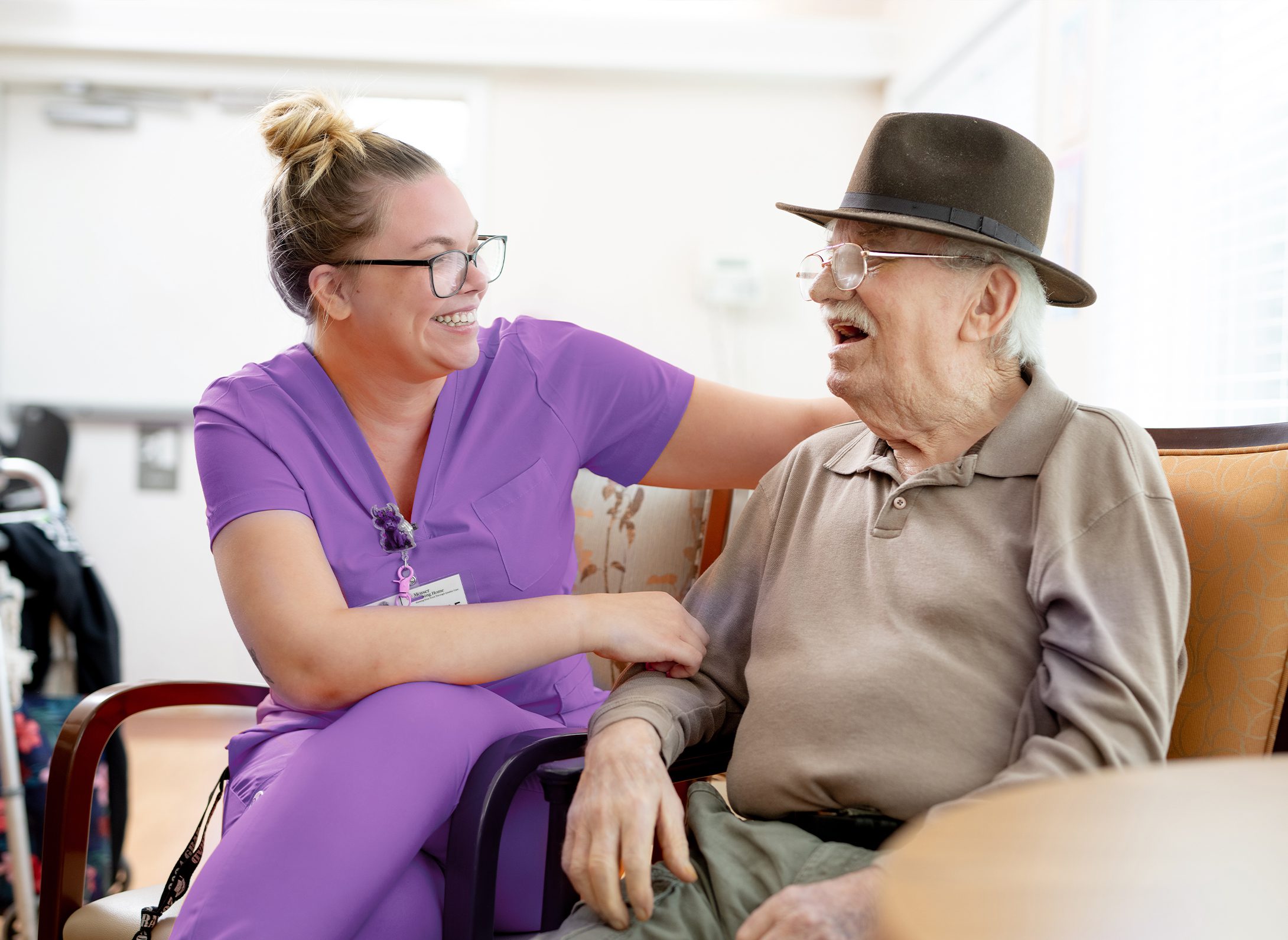MN_image6 nurse laughing with patient